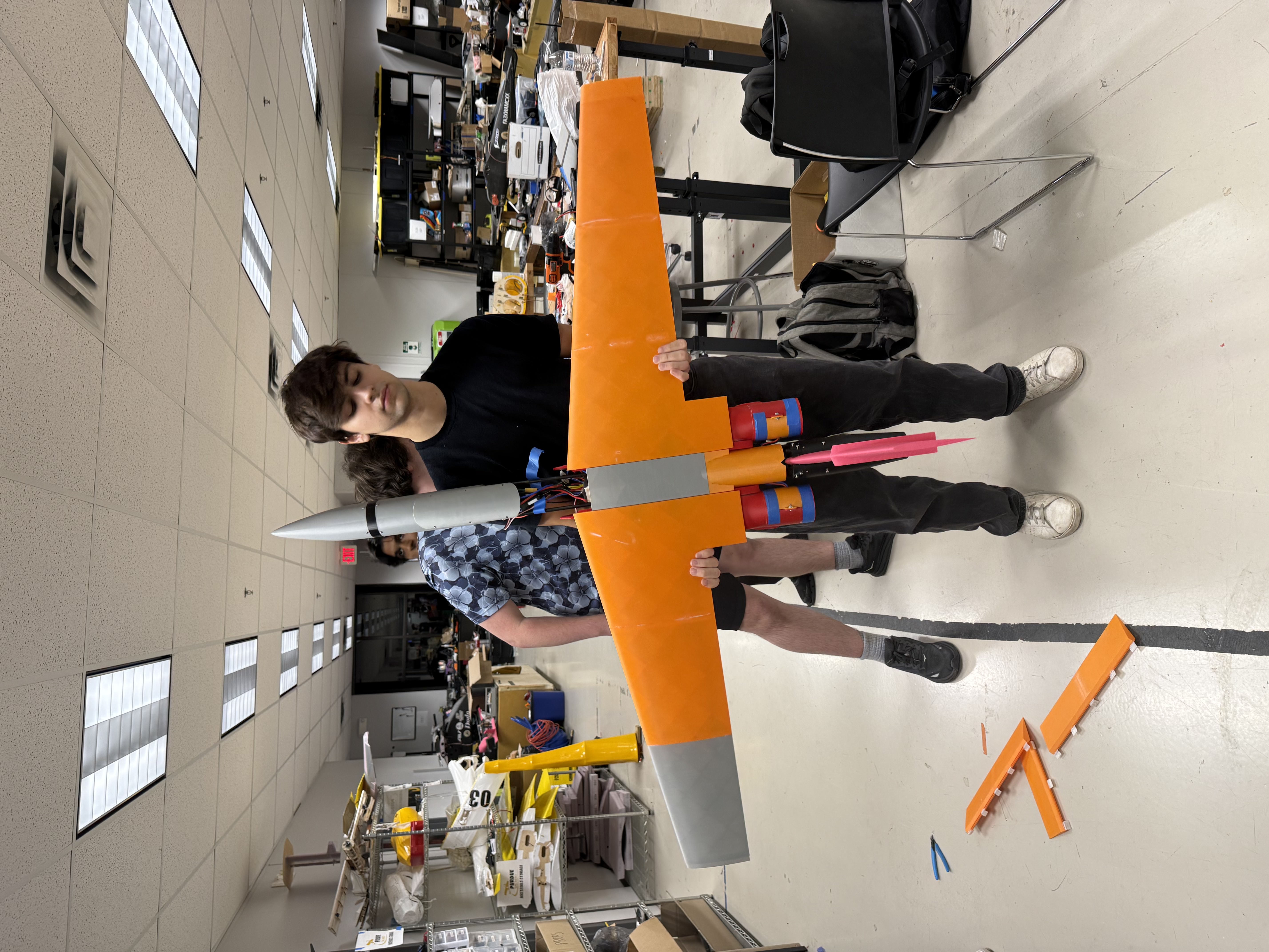 High Speed Plane team working on an aircraft